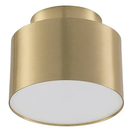 Lindby LED Aufbauleuchte gold Ø 11 cm, Aufbaustrahler, Deckenspot 15W LED