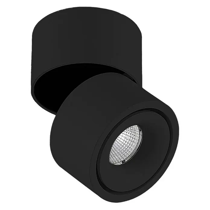 Arcchio LED Deckenlampe in schwarz, Deckenstrahler -  - Schwarzer zylindrischer, verstellbarer LED-Strahler.