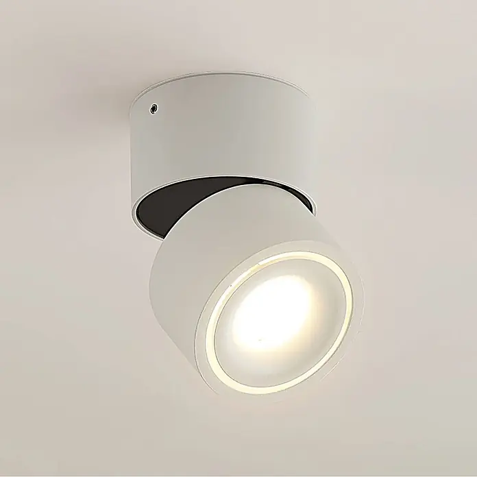 Arcchio LED Deckenlampe in weiß, Deckenstrahler -  - Weißer zylindrischer, verstellbarer LED-Deckenstrahler mit hellem Licht.