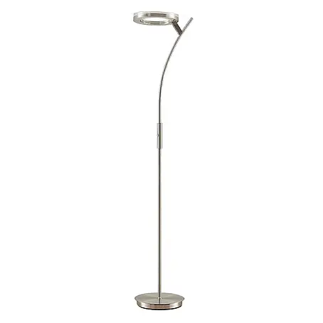Lindby LED Stehlampe, Deckenfluter dimmbar mit Touchdimmer, warmweiß 3000K