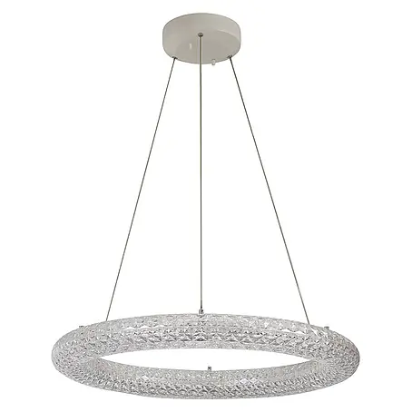 Lucande LED Pendelleuchte Smart Home in transparent, dimmbar Hängelampe