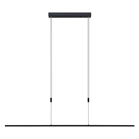 Lucande LED Pendelleuchte in schwarz matt, Hängelampe