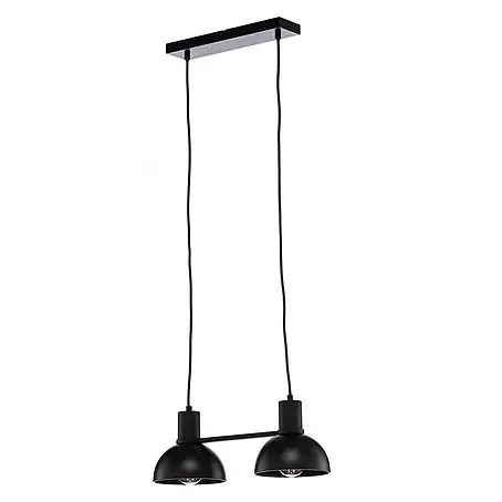 Lucande Pendelleuchte in schwarz matt, Hängelampe