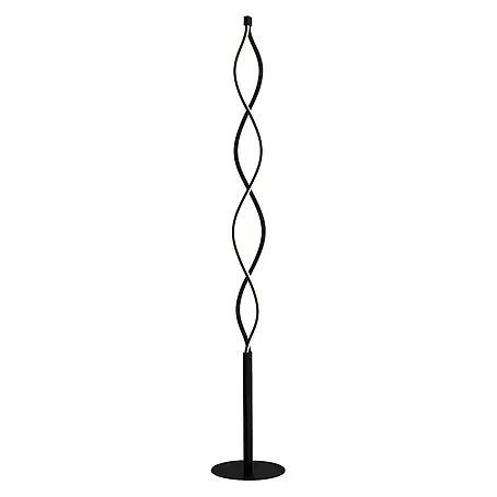 Lindby LED Stehlampe Metall, dimmbar per Touchschalter, Schlafzimmer, Büro