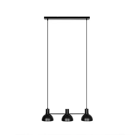 Lucande Pendelleuchte in schwarz matt, Hängelampe