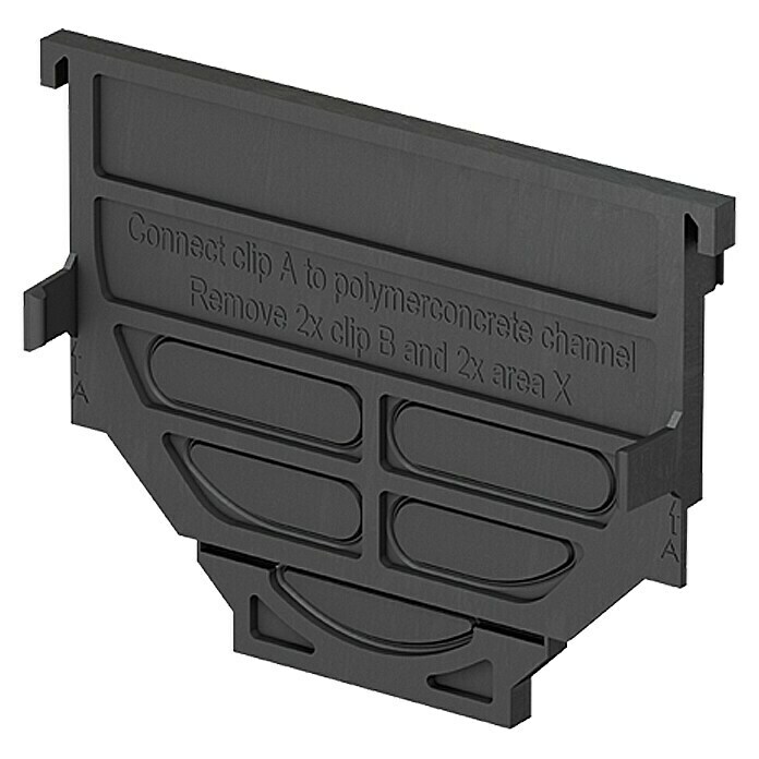 ACO Self Stirnwand Hexaline und StandardlineVerwendung: Entwässerung Front View