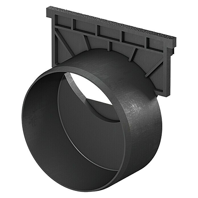 ACO Self Stirnwand mit Stutzen Hexaline und StandardlineVerwendung: Entwässerung, Stutzen DN 100 Front View