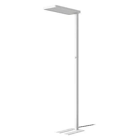 Arcchio LED Stehlampe Büro in weiß, up down Büroleuchte