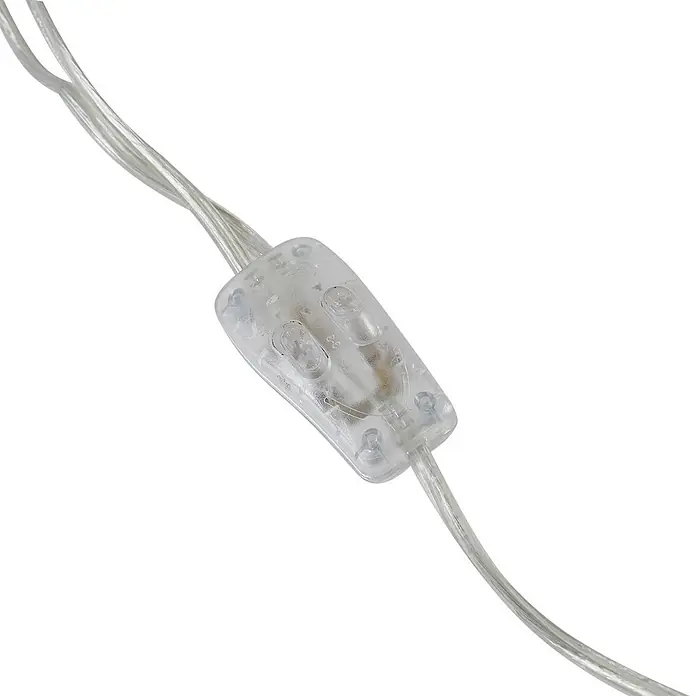 Lindby Stehlampe Wohnzimmer in nickel matt, grau, up down Stehleuchte -  - Klarer Inline-Kabelschalter für elektrische Geräte.
