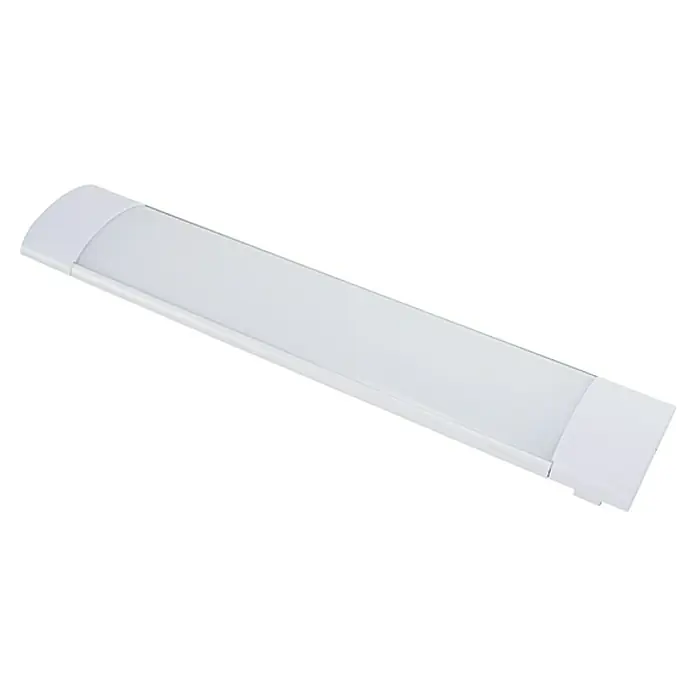 Ritter Leuchten LED-Lichtleiste Cristal - L x B x H: 121,3 x 12 x 3 cm, 48 W - Helle, rechteckige LED-Deckenleuchte mit weißem Rahmen, ideal für moderne Innenräume und energieeffiziente Beleuchtungslösungen.