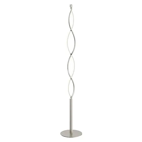 Lindby LED Stehlampe dimmbar per Touchschalter, Stehleuchte 150 cm, Büro