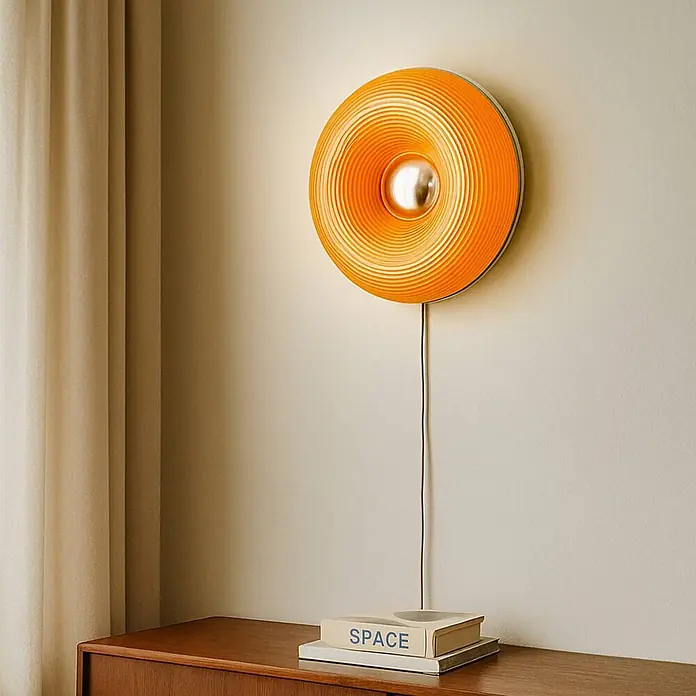 Lindby Wandleuchte Fjora - gelb / orange
