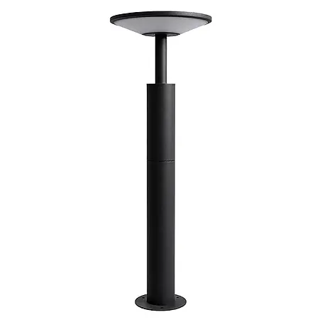 Lucande LED Wegeleuchte anthrazit Sockelleuchte 60 cm Gartenlampe Aluminium