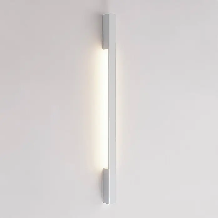 Arcchio LED Wandleuchte innen in weiß, Wandlampe -  - Elegante weiße rechteckige LED-Wandleuchte für indirekte Auf- und Abwärtsbeleuchtung.