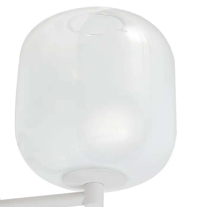 Lucande Wandleuchte Avelina - weiß / opal