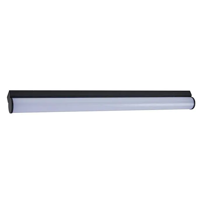 Lucande Wandleuchte Vilmara - schwarz - Schwarze lineare LED-Leuchte mit lichtdurchlässigem Diffusor für gleichmäßige Beleuchtung.