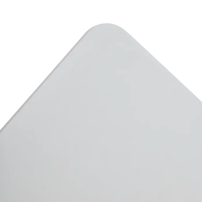 Lucande LED Wandleuchte innen in schwarz, Wandlampe -  - Hellgraues Paneel mit abgerundeter Ecke und glatter, matter Oberfläche.