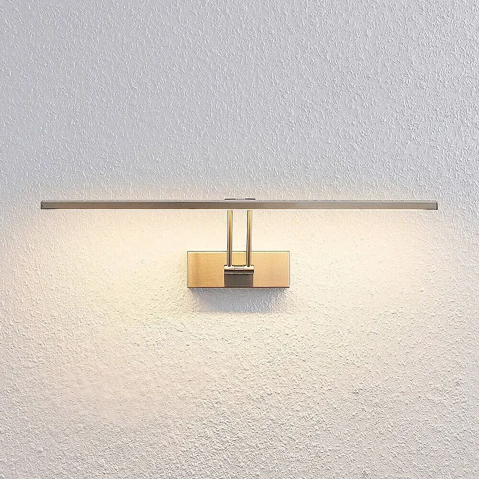 Lucande Wandleuchte Thibaud - alu / grau / zink
