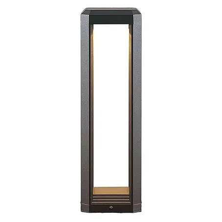 Lucande LED Wegeleuchte Sockelleuchte 50 cm, Gartenlampe, Außenlampe