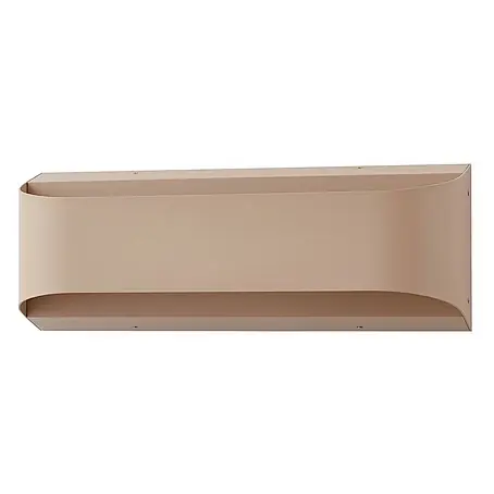 Lindby LED Wandleuchte aussen in beige, up down Aussenlampe Wand
