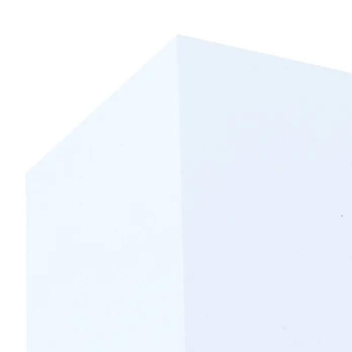 Lindby LED Wandleuchte aussen Smart Home in weiß, dimmbar Aussenlampe Wand -  - Hellblauer rechteckiger Block mit einer subtilen Textur.