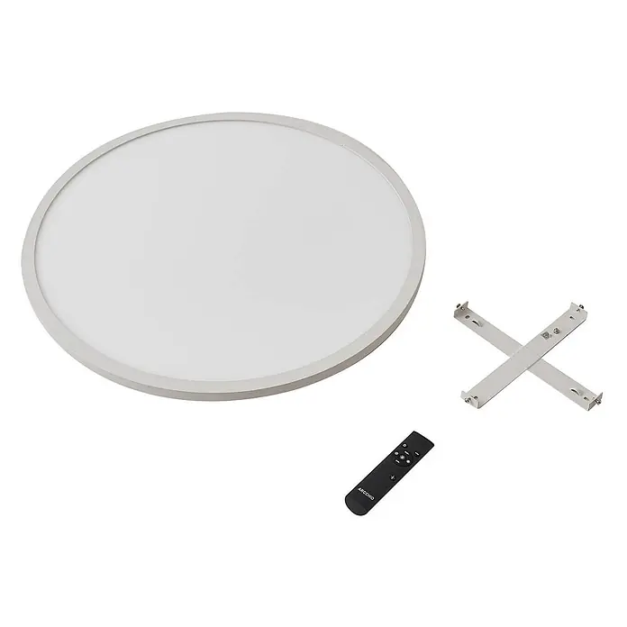 Arcchio LED Deckenlampe in weiß, dimmbar Deckenleuchte rund -  - Runde weiße LED-Deckenleuchte mit Fernbedienung und Montagehalterungen.