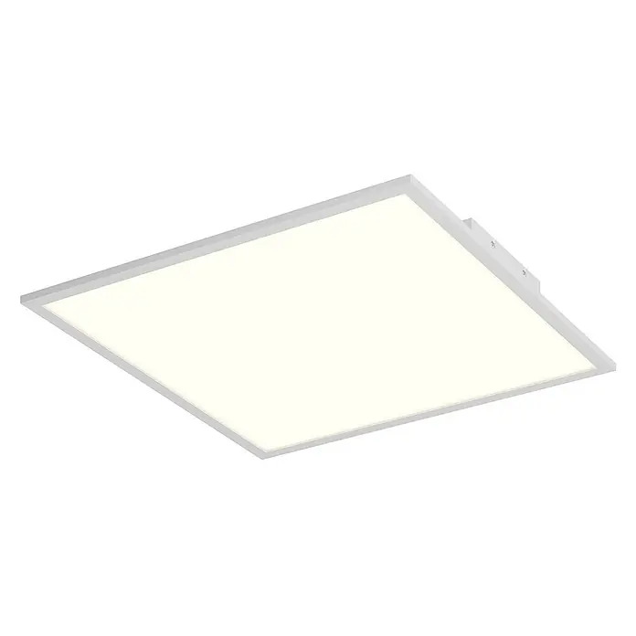 Lindby LED-Panel Quais - weiß / opal, weiß / opal, Neutralweiß - Weißes rechteckiges LED-Panel mit schlankem Rahmen und gleichmäßiger, heller Beleuchtung, zur Oberflächenmontage.