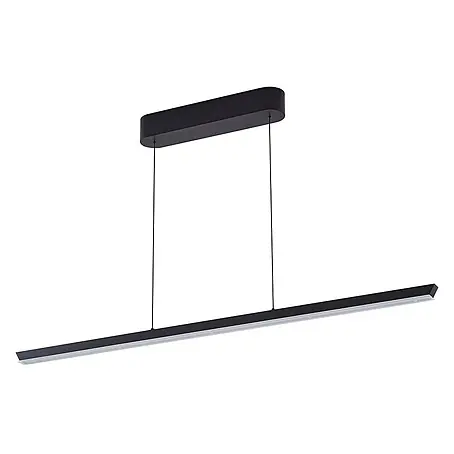 Lucande LED Pendelleuchte in schwarz, dimmbar Hängelampe