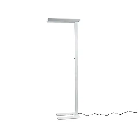 Arcchio LED Büro Stehlampe dimmbar weiß, Bürolampe Stehleuchte 6000lm