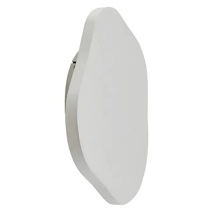 Lindby LED Wandleuchte innen in weiß, up down Wandlampe -  - Moderne weiße Wandleuchte mit organischem, fließendem Design.