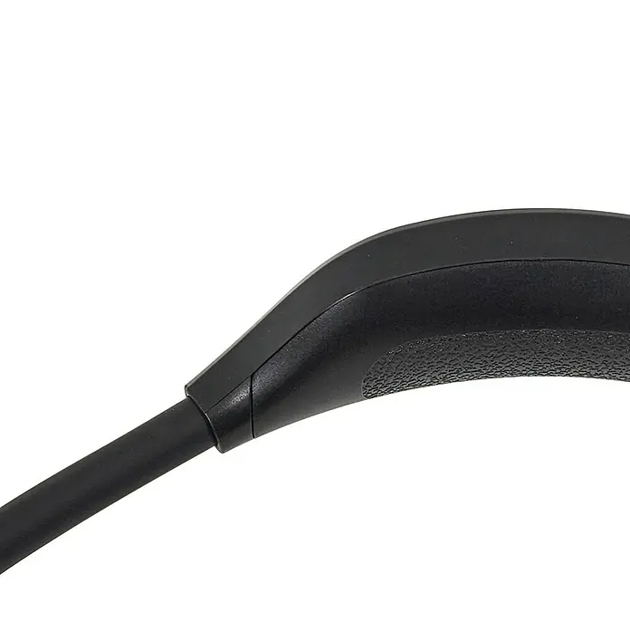 Lindby LED Wandleuchte innen in schwarz, dimmbar up down Leselampe Wand -  - Schwarzes Kunststoff-Stirnband mit texturierter Grifffläche.