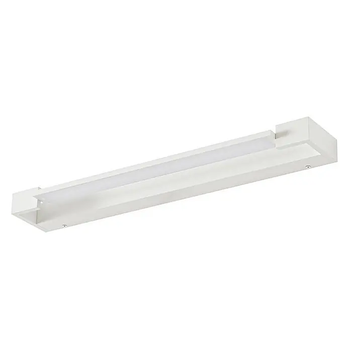 Arcchio LED Wandleuchte innen in weiß, Wandlampe -  - Weißes rechteckiges LED-Lichtband, aufputzmontiert, minimalistisches Design.