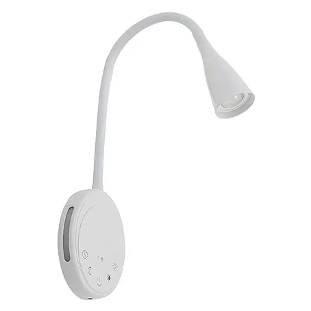 Lindby LED Wandleuchte innen in weiß, dimmbar Leselampe Wand