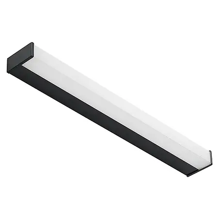 Lindby LED Wandleuchte innen in schwarz matt, weiß, Wandlampe