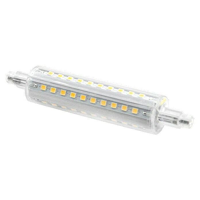 Voltolux Bombilla LED (10 W, R7s, Largo: 118 mm, Blanco cálido, Clase de eficiencia energética: A+)