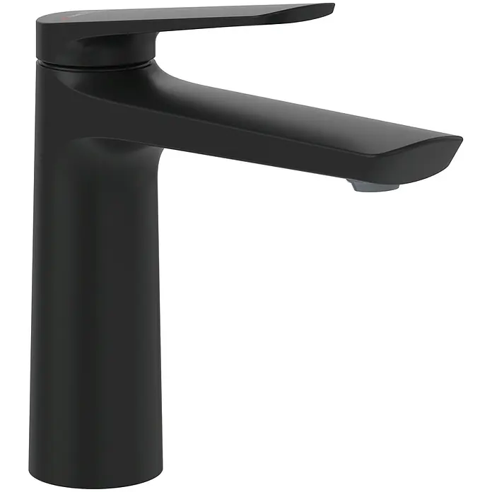 Villeroy & Boch Waschtischarmatur - Matt Black, Matt - Schwarze Einhebelarmatur in modernem Design.