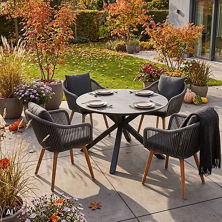 Bene Living  Gartentisch-Set Solana mit Tisch Almeria