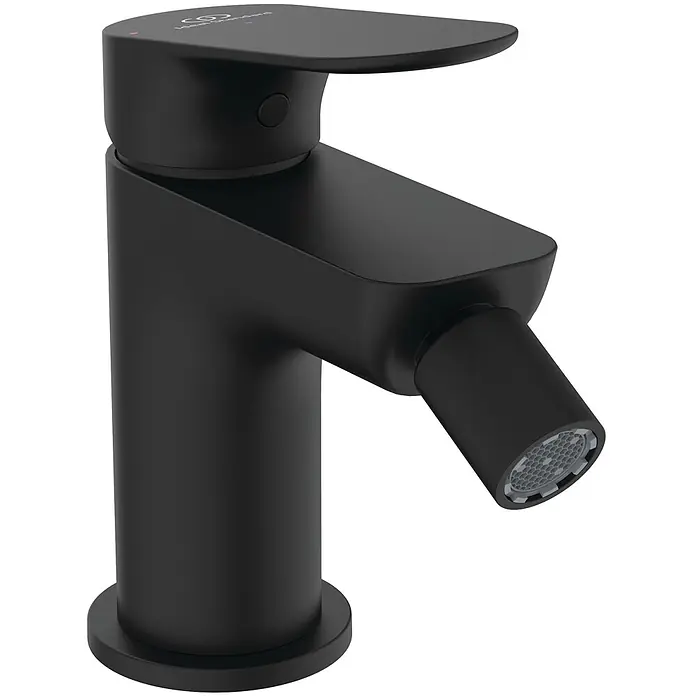 Ideal Standard Bidetarmatur Alero Schwarz Matt -  - Mattschwarze Bidetarmatur mit Einhebelmischer und integrierter Bidetbrause.
