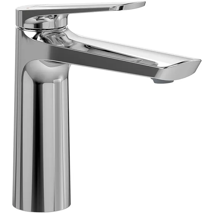 Villeroy & Boch Waschtischarmatur - Chrom, Hochglänzend - Moderner Einhebel-Waschtischmischer aus Chrom mit schlankem, gebogenem Design.