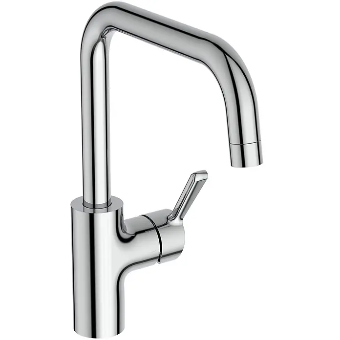 Ideal Standard Spültischarmatur - Chrom, Hochglänzend - Polierter Chrom-Einhebelmischer.