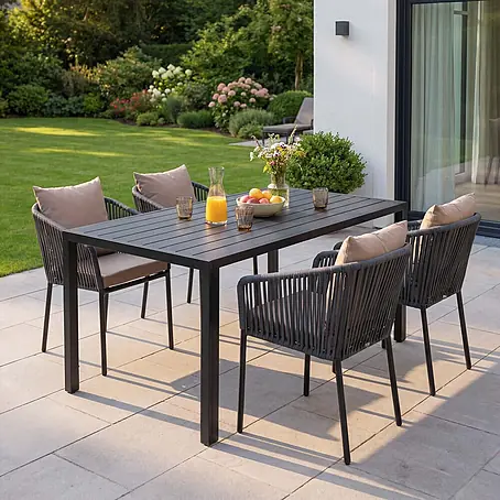 Mendler  Gartenmöbel-Set HWC-N41