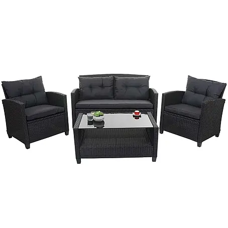 Mendler  Loungemöbel-Set HWC-F10