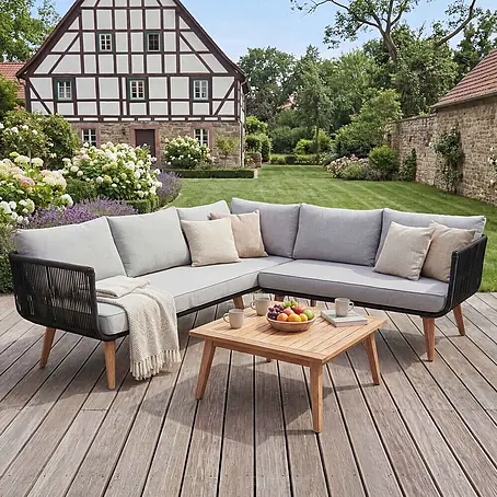 Mendler  Loungemöbel-Set HWC-L30