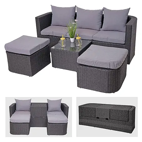 Mendler  Loungemöbel-Set HWC-J37
