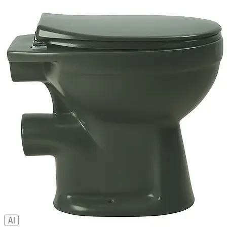 Sanicomfort  Stand-WC Anthrazit Matt