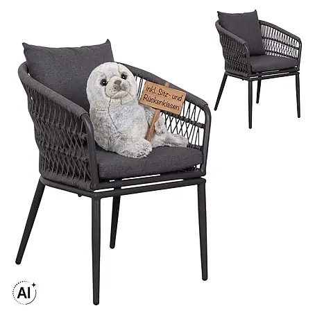 Bene Living  Gartenstuhl-Set Genua