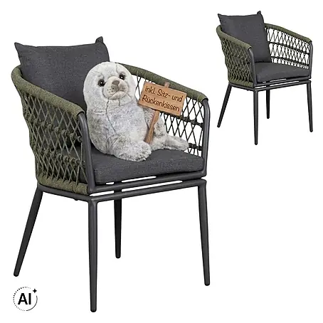 Bene Living  Gartenstuhl-Set Genua