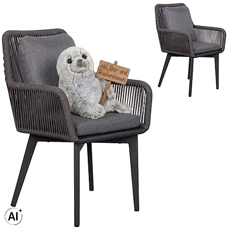 Bene Living  Gartenstuhl-Set Marbella