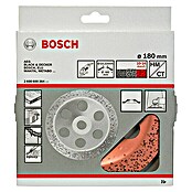 Bosch Hartmetall-Topfscheibe (Durchmesser: 180 mm, Grob, Durchmesser Bohrung: 22,23 mm)