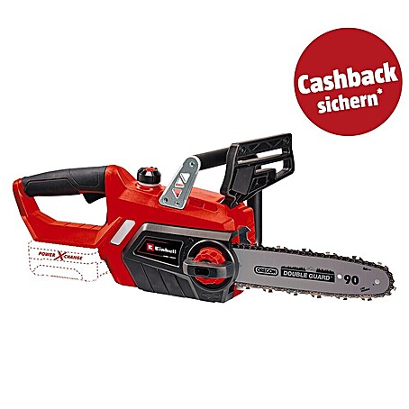 Einhell PXC 18V Akku-Kettensäge GE-LC 18/25 Li-Solo (18 V, Ohne Akku, Schwertlänge: 25 cm)